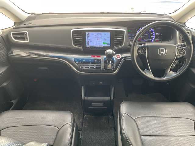 ホンダ オデッセイ アブソルート 20thアニバーサリー 愛知県 2015(平27)年 5.2万km ホワイトオーキッドパール ホンダセンシング/純正8型ナビ/フリップダウンモニター/両側パワースライドドア/レーダークルーズコントロール/バックカメラ/コーナーセンサー/純正アルミホイール/ＥＴＣ/LEDヘッドライト/パドルシフト/レーンキープアシスト/衝突軽減システム/フルセグ/CD DVD/Bluetooth/ステアリングスイッチ/スマートキー/プッシュスタート