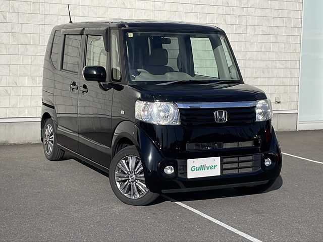 ホンダ Ｎ ＢＯＸ G 茨城県 2012(平24)年 9.8万km クリスタルブラックパール 純正ＳＤナビワンセグＴＶ/バックカメラ/プッシュスタート/スマートキー/純正１４インチアルミホイール