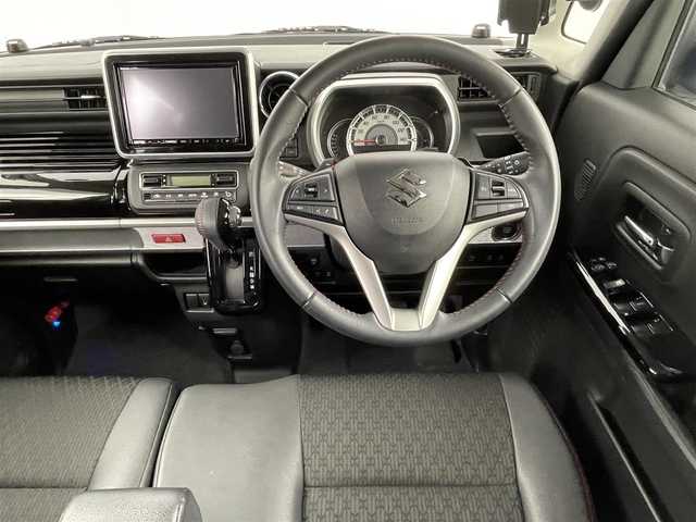 スズキ スペーシア カスタム HYBRID XS ターボ 埼玉県 2018(平30)年 5.6万km ピュアホワイトP 純正８インチナビ　全方位カメラ　両側パワースライドドア　ＬＥＤヘッドライト　ＬＥＤフォグ　シートヒーター　スマートキー　サーキュレーター　クルーズコントロール　コーナーセンサー　ドライブレコーダー/純正サマーAW車載