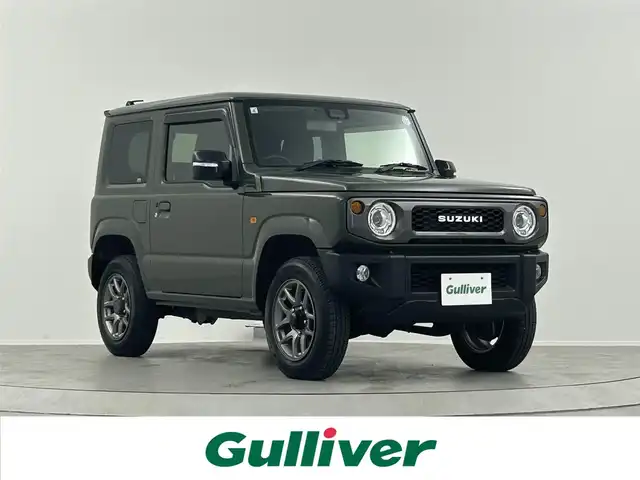 スズキ ジムニー XC 埼玉県 2021(令3)年 1.7万km ジャングルグリーン 純正８型ナビ　フルセグ　ＢＴ　ＤＶＤ　　クルーズコントロール　ＬＥＤヘッドライト　バックカメラ　ビルトインＥＴＣ　前席シートヒーター　オプショングリル　背面タイヤ　プッシュスタート　スペアキー