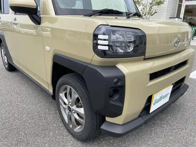 ダイハツ タフト X 石川県 2023(令5)年 2.5万km サンドベージュメタリック 社外メモリーナビ/フルセグTV/バックカメラ/ガラスルーフ/スマートキー/プッシュスタート/電動ミラー/ステアリングリモコン/社外アルミホイール/純正ホイール&スタッドレス/保証書