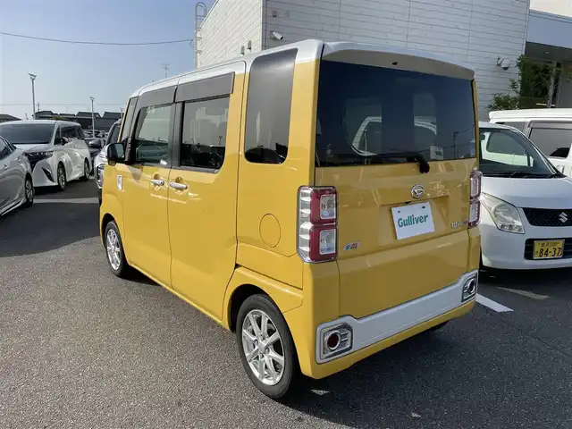 ダイハツ ウェイク X 石川県 2015(平27)年 5.4万km フェスタイエロー/パールホワイト2トーン 純正メモリーナビ/フルセグTV/バックカメラ/LEDヘッドライト/片側パワースライドドア/ETC/スマートキー/プッシュスタート/電動ミラー/ホワイトルーフ/保証書