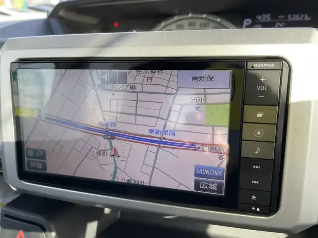 ダイハツ ウェイク X 石川県 2015(平27)年 5.4万km フェスタイエロー/パールホワイト2トーン 純正メモリーナビ/フルセグTV/バックカメラ/LEDヘッドライト/片側パワースライドドア/ETC/スマートキー/プッシュスタート/電動ミラー/ホワイトルーフ/保証書