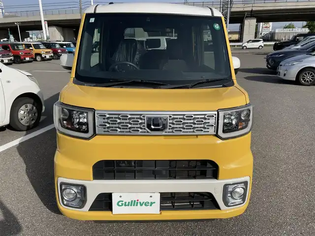 ダイハツ ウェイク X 石川県 2015(平27)年 5.4万km フェスタイエロー/パールホワイト2トーン 純正メモリーナビ/フルセグTV/バックカメラ/LEDヘッドライト/片側パワースライドドア/ETC/スマートキー/プッシュスタート/電動ミラー/ホワイトルーフ/保証書