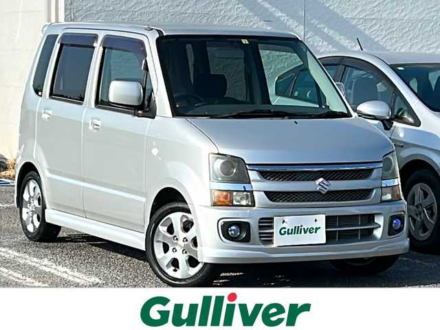 スズキ ワゴンＲ FX－S LTD 千葉県 2006(平18)年 9万km シルキーシルバーメタリック HID フォグ リアスポ CD キーレス スペアキー CD 14インチAW バイザー