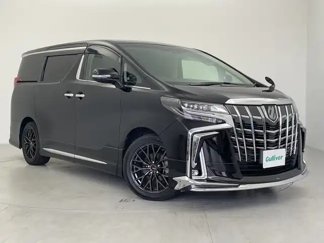 トヨタ アルファード S Cパッケージ 愛知県 2021(令3)年 2.4万km ブラック モデリスタフルエアロ/純正ナビ/・Bluetooth/・フルセグテレビ/バックカメラ/両側パワースライドドア/衝突軽減ブレーキ/レーンキープアシスト/オートマチックハイビーム/パワーシート/ステアリングヒーター/シートヒーター/ベンチレーション/デジタルインナーミラー/前後コーナーセンサー/レーダークルーズコントロール/前後ドライブレコーダー/ビルトインETC/LEDヘッドライト