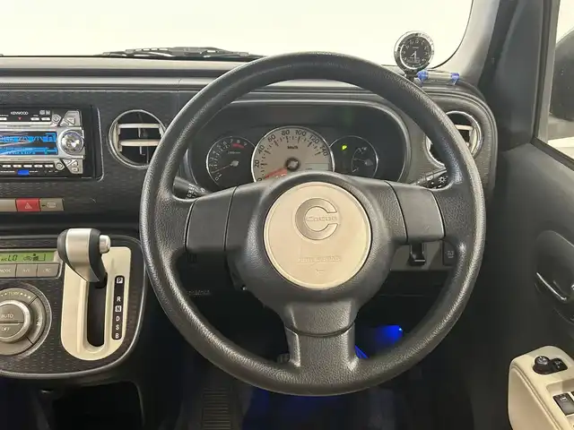 ダイハツ ミラ ココア プラスX 岡山県 2012(平24)年 9.1万km ミストブルーマイカメタリック 社外カーオーディオ/ドアバイザー/ＥＴＣ/オートエアコン/ＣＤ/ＡＭ・ＦＭ/ＭＤ