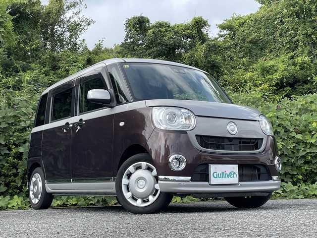 ダイハツ ムーヴ キャンバス G メイクアップ SA Ⅲ 大分県 2018(平30)年 9.9万km スムースグレーマイカメタリック/プラムブラウンクリスタルマイカ 2トーン 両側パワースライドドア/社外メモリーナビ/フルセグ/DVD/Bluetooth/バックカメラ/純正LEDヘッドライト/オートライトコントロール/ETC/スマートキー/エンジンプッシュスタート/オートハイビームアシスト/アイドリングストップ/リアソナー