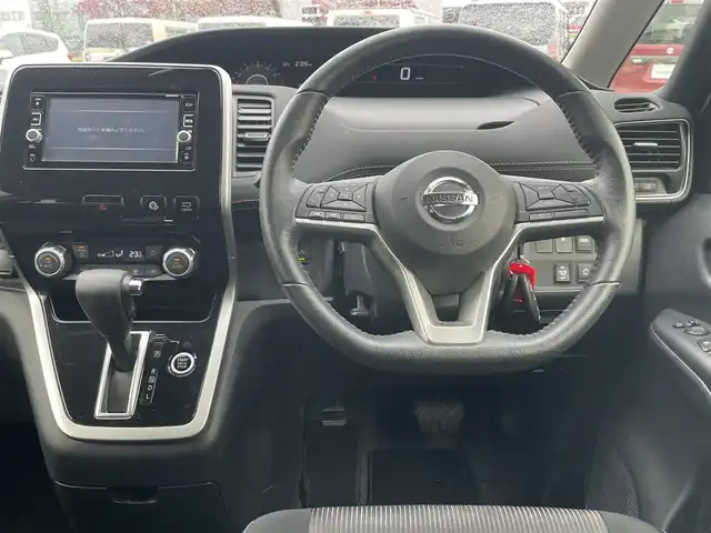 日産 セレナ ハイウェイスター 福島県 2017(平29)年 7.3万km ブリリアントホワイトパール 純正ナビゲーション/型番：MM316D-W/【DVD/SD/USB/BT/TV】/アラウンドビューモニター/ビルトインETC/クルーズコントロール/レーンキープアシスト/衝突被害軽減ブレーキ/両側電動スライドドア/ハンズフリーオートスライドドア/リアドアシェード/シートバックテーブル/LEDオートライト/社外フロアマット/社外ドアバイザー