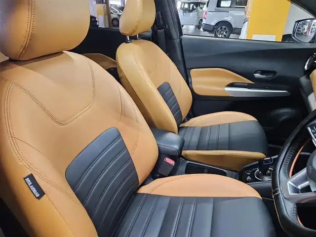 日産 キックス X ツートーンインテリアED 宮崎県 2021(令3)年 7.5万km ダークメタルグレー/ピュアブラック 2トーン 〇ワンオーナー/〇純正ナビ/〇フルセグTV/〇バックカメラ/〇アラウンドビューモニター/〇ビルトインETC/〇日産オリジナルナビ連動ドライブレコーダー/〇セーフティアシスト/〇インテリジェントオートライト/〇LEDヘッドランプ/〇LEDフロントフォグランプ/〇インテリジェントルームミラー/〇革巻きステアリングホイール/〇ステアリングヒーター/〇合皮シート/シートヒーター/〇MID17インチアルミホイール/〇シルバールーフレール/〇インテリジェントキー/LEDプッシュパワースターター/〇充電用USBソケット/〇スペアキー/〇禁煙車