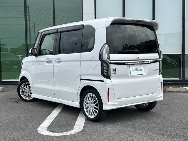 ホンダ Ｎ ＢＯＸ カスタム L ターボ 岐阜県 2021(令3)年 5.8万km プラチナホワイトパール 登録時走行距離：57376km/純正ナビ/バックカメラ/テレビ・Bluetooth・CD/両側パワースライドドア/レーダークルーズコントロール/ホンダセンシング/コーナーセンサー/ETC/LEDヘッドライト/オートライト/ハーフレザーシート/純正15インチアルミホイール/プッシュスタート/スマートキー