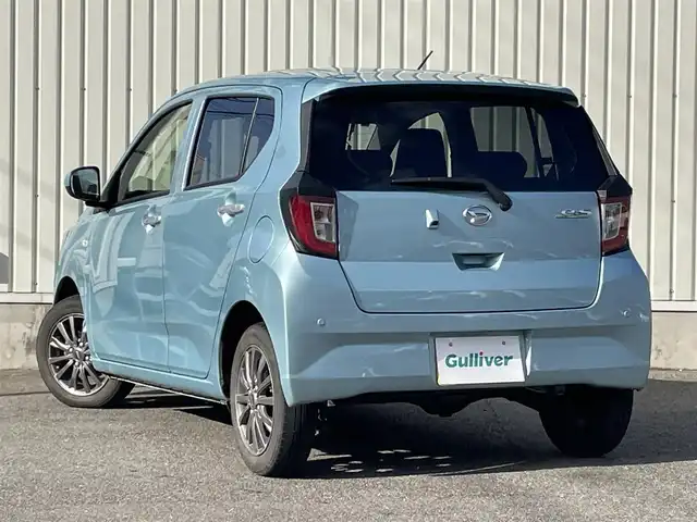 ダイハツ ミラ イース X リミテッド SAⅢ 新潟県 2022(令4)年 2.2万km スカイブルーメタリック 4WD/衝突被害軽減システム/HDDナビ/　　【CD　DVD　BT　MSV　USB】/バックカメラ/LEDオートライト/14インチアルミホイール/寒冷地仕様/アイドリングストップ/コーナーセンサー/電動格納ミラー/純正フロアマット/リモコンキー/スペアキー