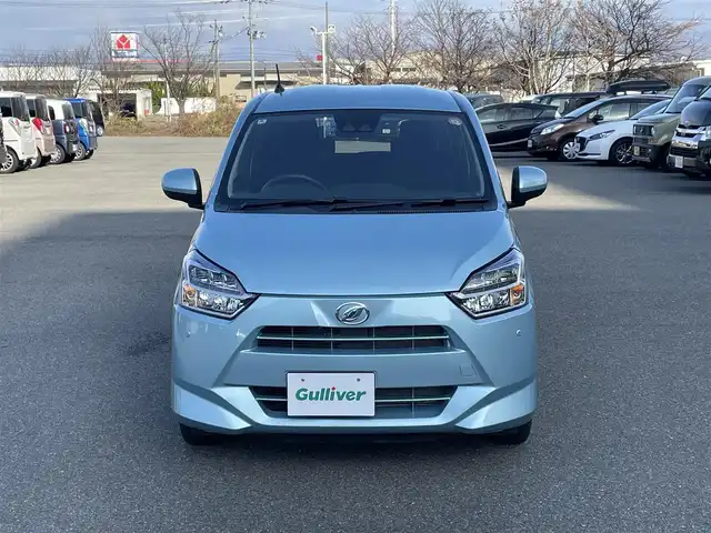 ダイハツ ミラ イース X リミテッド SAⅢ 新潟県 2022(令4)年 2.2万km スカイブルーメタリック 4WD/衝突被害軽減システム/HDDナビ/　　【CD　DVD　BT　MSV　USB】/バックカメラ/LEDオートライト/14インチアルミホイール/寒冷地仕様/アイドリングストップ/コーナーセンサー/電動格納ミラー/純正フロアマット/リモコンキー/スペアキー