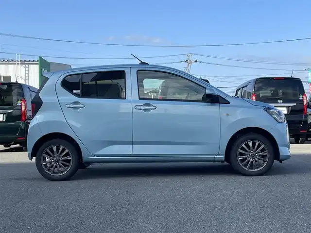 ダイハツ ミラ イース X リミテッド SAⅢ 新潟県 2022(令4)年 2.2万km スカイブルーメタリック 4WD/衝突被害軽減システム/HDDナビ/　　【CD　DVD　BT　MSV　USB】/バックカメラ/LEDオートライト/14インチアルミホイール/寒冷地仕様/アイドリングストップ/コーナーセンサー/電動格納ミラー/純正フロアマット/リモコンキー/スペアキー