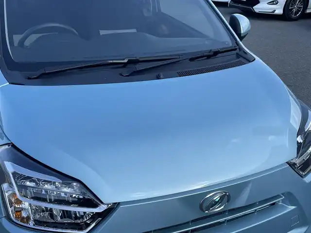 ダイハツ ミラ イース X リミテッド SAⅢ 新潟県 2022(令4)年 2.2万km スカイブルーメタリック 4WD/衝突被害軽減システム/HDDナビ/　　【CD　DVD　BT　MSV　USB】/バックカメラ/LEDオートライト/14インチアルミホイール/寒冷地仕様/アイドリングストップ/コーナーセンサー/電動格納ミラー/純正フロアマット/リモコンキー/スペアキー