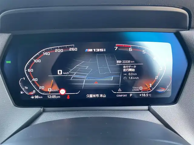 ＢＭＷ Ｍ１３５ｉ xDrive 福岡県 2020(令2)年 3.4万km 白 ・アクティブクルーズコントロール/・純正ナビ/USB/Bluetooth/carplay/・バックカメラ/・シートヒーター/・ドライブレコーダー/・フルセグテレビ/・ETC/・純正18AW/・LEDライト/・BLIS