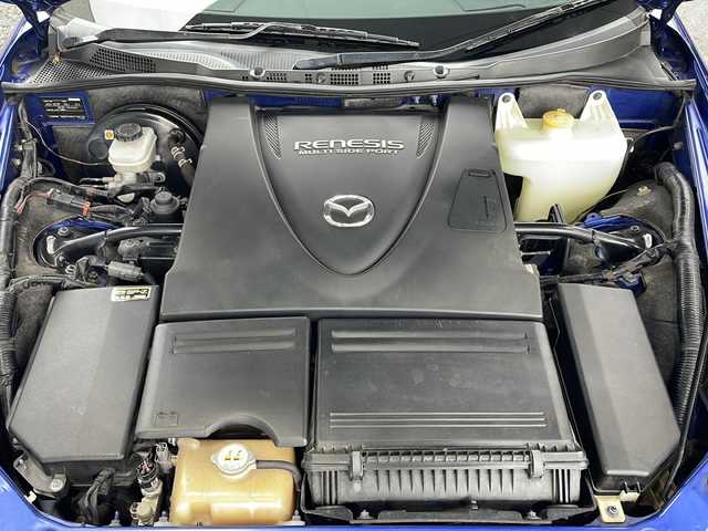 マツダ ＲＸ－８ タイプ G 東京都 2009(平21)年 8.5万km ストーミーブルーマイカ フルセグテレビ/ETC/前後ドラレコ/パドルシフト/リアスポイラー/純SDナビ/BT/SD/CD/DVD/USB/リアスポイラー/純アルミホイール/取扱説明書/保証書