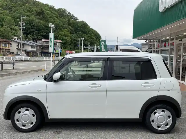 スズキ ラパン S 岐阜県 2015(平27)年 4.9万km パールホワイト 純正メモリナビ/AM FM TV CD DVD /全方位カメラ/前席シートヒーター/純正フロアマット/ETC/オートライト/フォグライト/ドアバイザー