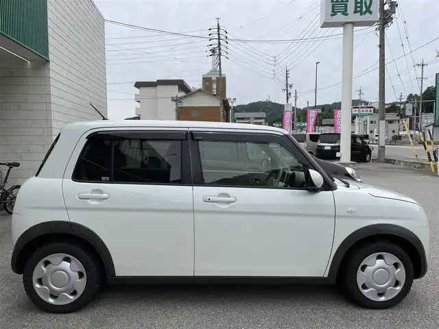 スズキ ラパン S 岐阜県 2015(平27)年 4.9万km パールホワイト 純正メモリナビ/AM FM TV CD DVD /全方位カメラ/前席シートヒーター/純正フロアマット/ETC/オートライト/フォグライト/ドアバイザー