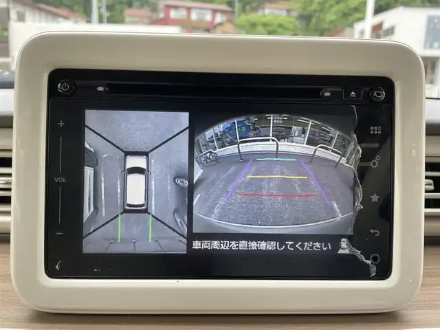 スズキ ラパン S 岐阜県 2015(平27)年 4.9万km パールホワイト 純正メモリナビ/AM FM TV CD DVD /全方位カメラ/前席シートヒーター/純正フロアマット/ETC/オートライト/フォグライト/ドアバイザー