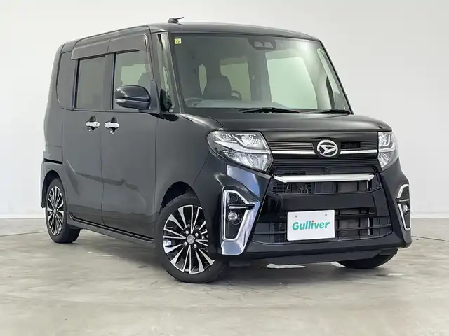 ダイハツ タント カスタム RS セレクション 新潟県 2020(令2)年 6.6万km パールブラック 純正ナビ/フルセグTV/Bluetooth/パノラマモニター/ドライブレコーダー/両側パワースライドドア/衝突軽減ブレーキ/レーダークルーズコントロール/ハーフレザーシート/前席シートヒーター/プッシュスタート/オートライト/LEDヘッドライト