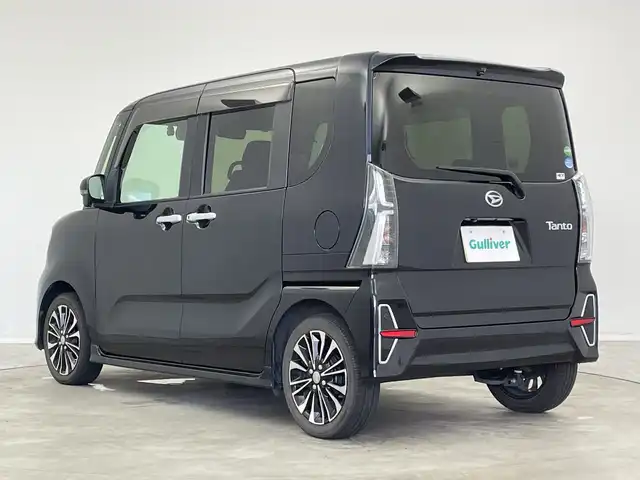ダイハツ タント カスタム RS セレクション 新潟県 2020(令2)年 6.6万km パールブラック 純正ナビ/フルセグTV/Bluetooth/パノラマモニター/ドライブレコーダー/両側パワースライドドア/衝突軽減ブレーキ/レーダークルーズコントロール/ハーフレザーシート/前席シートヒーター/プッシュスタート/オートライト/LEDヘッドライト