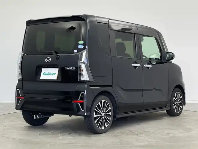 ダイハツ タント カスタム RS セレクション 新潟県 2020(令2)年 6.6万km パールブラック 純正ナビ/フルセグTV/Bluetooth/パノラマモニター/ドライブレコーダー/両側パワースライドドア/衝突軽減ブレーキ/レーダークルーズコントロール/ハーフレザーシート/前席シートヒーター/プッシュスタート/オートライト/LEDヘッドライト