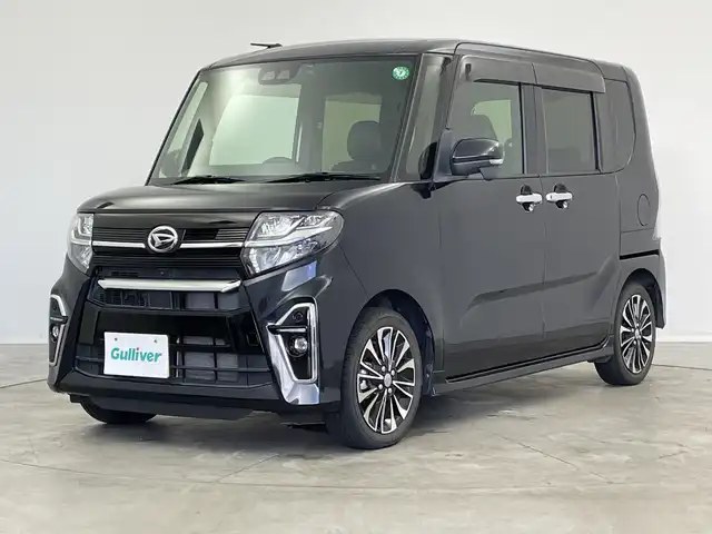 ダイハツ タント カスタム RS セレクション 新潟県 2020(令2)年 6.6万km パールブラック 純正ナビ/フルセグTV/Bluetooth/パノラマモニター/ドライブレコーダー/両側パワースライドドア/衝突軽減ブレーキ/レーダークルーズコントロール/ハーフレザーシート/前席シートヒーター/プッシュスタート/オートライト/LEDヘッドライト