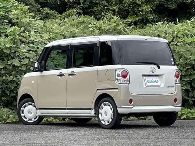 ダイハツ ムーヴ キャンバス G メイクアップ SA Ⅲ 大分県 2017(平29)年 11.4万km パールホワイトⅢ/ナチュラルベージュマイカメタリック 2トーン 両側パワースライドドア/純正メモリーナビ/アラウンドビューモニター/フルセグ/DVD/Bluetooth/純正ドライブレコーダー/純正LEDヘッドライト/オートライト/オートハイビーム/スマートキー/エンジンプッシュスタート/ETC