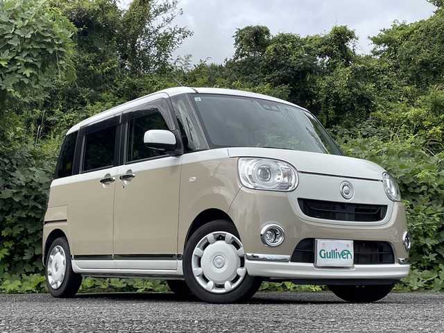 ダイハツ ムーヴ キャンバス G メイクアップ SA Ⅲ 大分県 2017(平29)年 11.4万km パールホワイトⅢ/ナチュラルベージュマイカメタリック 2トーン 両側パワースライドドア/純正メモリーナビ/アラウンドビューモニター/フルセグ/DVD/Bluetooth/純正ドライブレコーダー/純正LEDヘッドライト/オートライト/オートハイビーム/スマートキー/エンジンプッシュスタート/ETC
