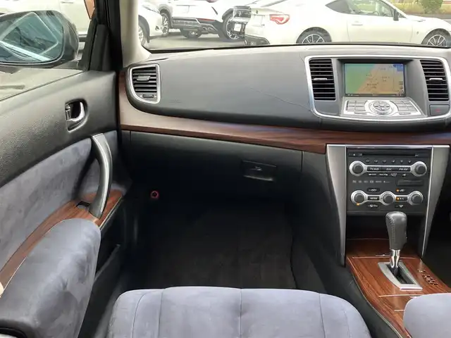 日産 ティアナ 250XL 三重県 2008(平20)年 6.4万km サファイアブラック ♪メーカーナビ/　・CD録音・Bluetooth・ラジオ/♪バックガイドカメラ/♪スマートキーx２/♪プッシュスタート/♪D/N席パワーシート/♪N席オットマン/♪革巻きステアリング/♪ステアリングスイッチ/♪ビルトインETC/♪オートライト/♪フォグライト/♪電動格納ミラー/♪ウィンカーミラー/♪フロアマット/♪ライトレベリング/♪ドアバイザー/♪プライバシーガラス/♪サイドエアバック