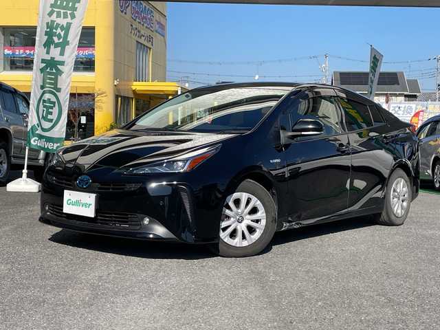 トヨタ プリウス S 茨城県 2019(平31)年 10.5万km アティチュードブラックマイカ 純正ナビ/ドライブレコーダー/ETC/フルセグテレビ/バックカメラ/プッシュスタート/クルーズコントロール/ドアバイザー/ウィンカーミラー/LEDヘッドライト
