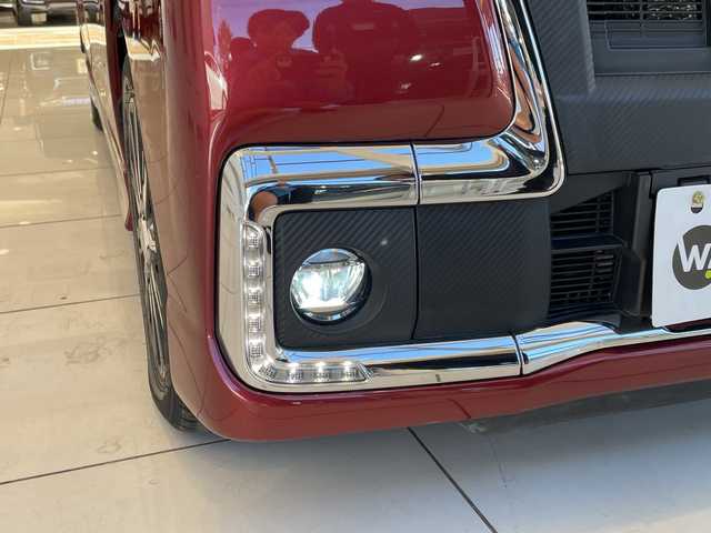 ダイハツ タント カスタム X トップED SA Ⅲ 埼玉県 2018(平30)年 5.9万km ファイアークォーツレッドM スマートアシスト /純正8インチメモリナビ/　　CD/DVD/BT/フルセグ /バックカメラ /片側パワースライドドア  /LEDオートライト /ハーフレザーシート /シートヒーター /純正14インチアルミホイール /ステアリングスイッチ /ETC