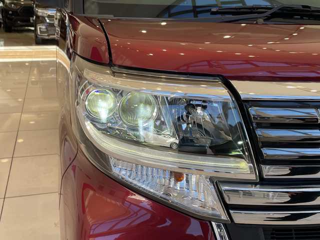 ダイハツ タント カスタム X トップED SA Ⅲ 埼玉県 2018(平30)年 5.9万km ファイアークォーツレッドM スマートアシスト /純正8インチメモリナビ/　　CD/DVD/BT/フルセグ /バックカメラ /片側パワースライドドア  /LEDオートライト /ハーフレザーシート /シートヒーター /純正14インチアルミホイール /ステアリングスイッチ /ETC