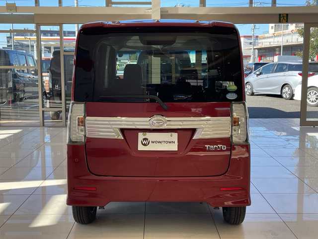 ダイハツ タント カスタム X トップED SA Ⅲ 埼玉県 2018(平30)年 5.9万km ファイアークォーツレッドM スマートアシスト /純正8インチメモリナビ/　　CD/DVD/BT/フルセグ /バックカメラ /片側パワースライドドア  /LEDオートライト /ハーフレザーシート /シートヒーター /純正14インチアルミホイール /ステアリングスイッチ /ETC