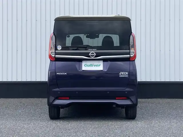 日産 ルークス ハイウェイスター Gターボ 千葉県 2023(令5)年 0.3万km パープルⅡ 純正9インチナビ/(フルセグTV/BT/HDMI/FM/AM)/全周囲カメラ/ナビ連動前後ドライブレコーダー/衝突被害軽減システム/片側パワースライドドア/ハンズフリーオートスライドドア/ビルトインETC/アイドリングストップ/LEDヘッドライト/フォグランプ/オートライト/ウィンカーミラー/電動格納ミラー/純正15インチAW/シートリフター/リアサーキュレーター/プッシュスタート/スマートキー/フロアマット/ドアバイザー/スペアキー/取扱説明書/保証書