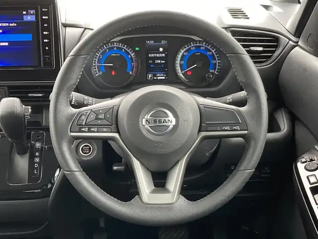 日産 ルークス ハイウェイスター Gターボ 千葉県 2023(令5)年 0.3万km パープルⅡ 純正9インチナビ/(フルセグTV/BT/HDMI/FM/AM)/全周囲カメラ/ナビ連動前後ドライブレコーダー/衝突被害軽減システム/片側パワースライドドア/ハンズフリーオートスライドドア/ビルトインETC/アイドリングストップ/LEDヘッドライト/フォグランプ/オートライト/ウィンカーミラー/電動格納ミラー/純正15インチAW/シートリフター/リアサーキュレーター/プッシュスタート/スマートキー/フロアマット/ドアバイザー/スペアキー/取扱説明書/保証書