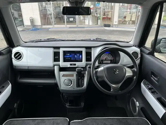 スズキ ハスラー G 宮城県 2017(平29)年 2.8万km ブルーイッシュブラックパール3 社外ディスプレイオーディオ/Radio/Bluetooth/シートヒーターDN席/純正フロアマット/純正アルミホイール15インチ/レーダーブレーキサポート/アイドリングストップ/横滑り防止/スマートキーx2