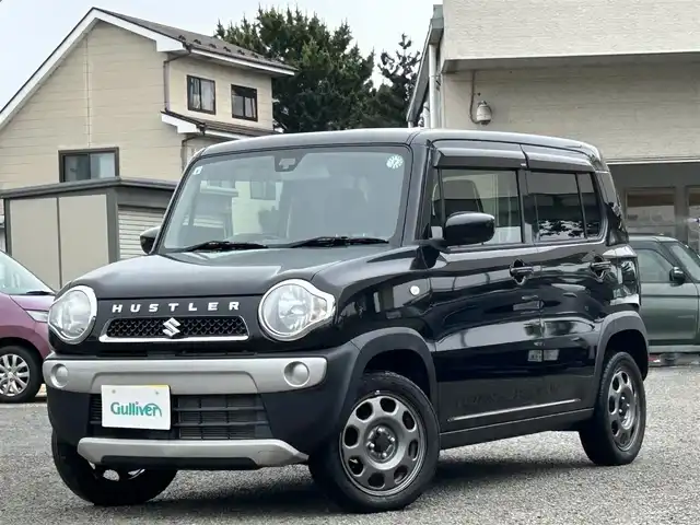 スズキ ハスラー G 宮城県 2017(平29)年 2.8万km ブルーイッシュブラックパール3 社外ディスプレイオーディオ/Radio/Bluetooth/シートヒーターDN席/純正フロアマット/純正アルミホイール15インチ/レーダーブレーキサポート/アイドリングストップ/横滑り防止/スマートキーx2