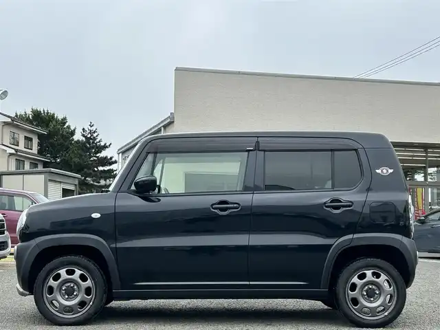 スズキ ハスラー G 宮城県 2017(平29)年 2.8万km ブルーイッシュブラックパール3 社外ディスプレイオーディオ/Radio/Bluetooth/シートヒーターDN席/純正フロアマット/純正アルミホイール15インチ/レーダーブレーキサポート/アイドリングストップ/横滑り防止/スマートキーx2