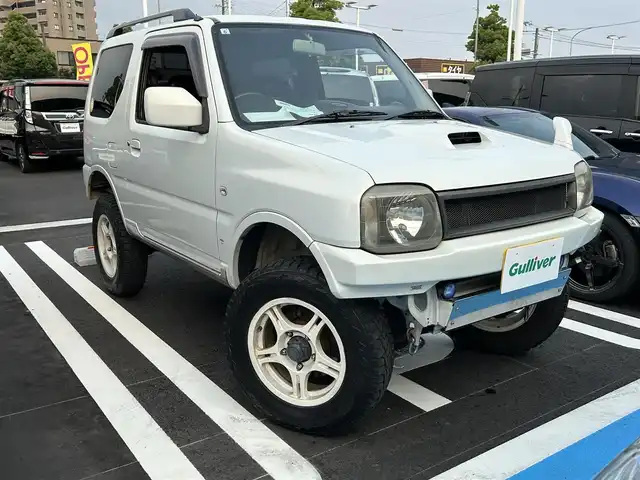 スズキ ジムニー ランドベンチャー 愛知県 2005(平17)年 16.1万km パールホワイトマイカ 運転席シートヒーター/SDナビ/・地デジ/・DVD/ETC/オートエアコン/スペアキー/背面タイヤ