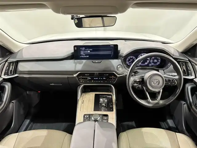 マツダ ＣＸ－６０ 25S Lパッケージ 愛知県 2023(令5)年 2.5万km ロジウムホワイトプレミアムメタリック 純正１２．３インチディスプレイ/サンルーフ/ＢＯＳＥサウンドシステム/３６０°ビューモニター/レーダークルーズコントロール/衝突軽減ブレーキ/車線逸脱警報/ブラインドスポットモニター/クリアランスソナー/ヘッドアップディスプレイ/パワーバックドア/電動パーキングブレーキ/ブレーキホールド/レザーシート/パワーシート【シートメモリー機能付】/ハンドルヒーター/シートヒーター/パドルシフト/前後ドライブレコーダー/ビルトインＥＴＣ/USB＆HDMI入力端子/ＬＥＤヘッドライト/アイドリングストップ/ISOFIX/純正フロアマット/純正20インチアルミホイール