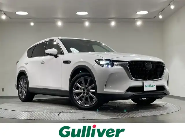 マツダ ＣＸ－６０ 25S Lパッケージ 愛知県 2023(令5)年 2.5万km ロジウムホワイトプレミアムメタリック 純正１２．３インチディスプレイ/サンルーフ/ＢＯＳＥサウンドシステム/３６０°ビューモニター/レーダークルーズコントロール/衝突軽減ブレーキ/車線逸脱警報/ブラインドスポットモニター/クリアランスソナー/ヘッドアップディスプレイ/パワーバックドア/電動パーキングブレーキ/ブレーキホールド/レザーシート/パワーシート【シートメモリー機能付】/ハンドルヒーター/シートヒーター/パドルシフト/前後ドライブレコーダー/ビルトインＥＴＣ/USB＆HDMI入力端子/ＬＥＤヘッドライト/アイドリングストップ/ISOFIX/純正フロアマット/純正20インチアルミホイール