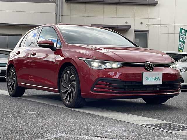 フォルクスワーゲン ＶＷ ゴルフ TDI アクティブアドバンス 岡山県 2022(令4)年 7.2万km 赤 登録時走行距離74176km/純正メーカーナビ/バックカメラ/ETC/前後ドライブレコーダー/プッシュスタート/スマートキー/前後コーナーセンサー/純正17インチAW/純正フロアマット/保証書/取扱説明書/スペアキー