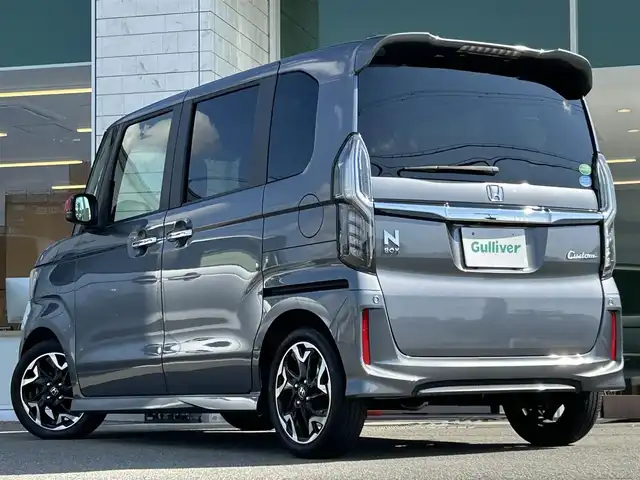 ホンダ Ｎ ＢＯＸ カスタム G L ターボ ホンダセンシング 兵庫県 2020(令2)年 3.1万km シャイニンググレーM 純正8インチナビ/フルセグTV/Bluetooth接続/CD／DVD/USB入力端子/ApplePlay/バックカメラ/ビルトインETC/パドルシフト/ハーフレザーシート/シートヒーター/両側パワスラ/ステアリングリモコン/純正フロアマット/LEDライト