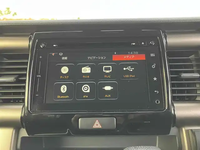 スズキ ハスラー Jスタイル Ⅱ ターボ 福岡県 2016(平28)年 7.4万km ブルーイッシュブラックパール3 4WD/ターボ/デュアルカメラブレーキサポート/誤発進抑制機能/車線逸脱警報/ふらつき警報/先行車発進お知らせ機能/ワンオーナー/純正メモリナビ/　フルセグTV/CD/DVD/Bluetooth/アラウンドビューモニター/ハーフレザーシート/前席シートヒーター/クルーズコントロール/パドルシフト/ステアリングスイッチ/アイドリングストップ/ウィンカーミラー/クルーズコントロール/ドアバイザー/純正ラバーマット/プッシュスタート/ETC/HIDヘッドライト/純正15インチアルミホイール/保証書/取扱説明書