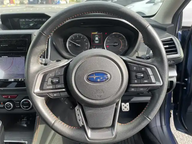 スバル インプレッサ ＸＶ 2．0i－S アイサイト 茨城県 2018(平30)年 1.5万km クォーツブルーP ワンオーナー/純正ナビ(AM/FM/BT/フルセグ/DVD)/前方ドライブレコーダー/スバルアイサイト/レーダークルーズコントロール/SI-DRIVE機能/コーナーセンサー/マルチファンクションディスプレイ/車線逸脱警報機能/衝突軽減ブレーキ/ステアリングリモコン/アイドリングストップ/ダウンヒルアシスト/LEDヘッドライト/パドルシフト/D/N側パワーシート/プッシュスタート/オートライト/純正フロアマット/電動格納ミラー/バニティランプ