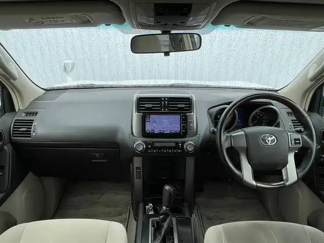 トヨタ ランドクルーザー プラド TX 滋賀県 2013(平25)年 11.4万km ホワイトパールクリスタルシャイン ワンオーナー/ムーンルーフ/寒冷地仕様/純正HDDナビ/・フルセグTV/・Bluetooth/・CD/DVD/・ミュージックサーバー/バックカメラ/ETC/トランスファースイッチ/センターデフロック/コーナーセンサー/オートライト/ルーフレール/フロアマット/スマートキー/保証書/取扱説明書