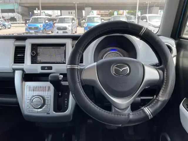 マツダ フレア クロスオーバー XT 石川県 2014(平26)年 3.8万km 青Ⅱ ターボ/純正メモリーナビ/ワンセグTV/LEDヘッドライト/シートヒーター/純正アルミホイール/スマートキー/プッシュスタート/電動ミラー/ホワイトルーフ/レーダーブレーキ