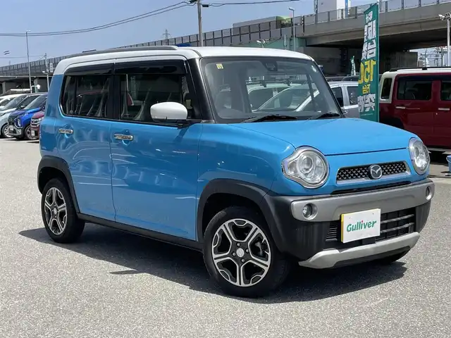 マツダ フレア クロスオーバー XT 石川県 2014(平26)年 3.8万km 青Ⅱ ターボ/純正メモリーナビ/ワンセグTV/LEDヘッドライト/シートヒーター/純正アルミホイール/スマートキー/プッシュスタート/電動ミラー/ホワイトルーフ/レーダーブレーキ
